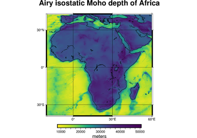 Airy Isostatic Moho